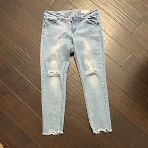 Wishlist Distressed Light Blue Women's Jeans